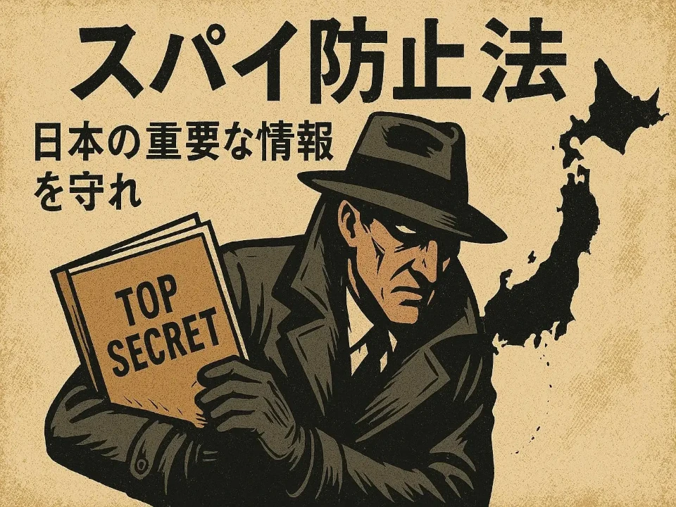 スパイ防止法って何ですか？中学生に分かりやすく教えて