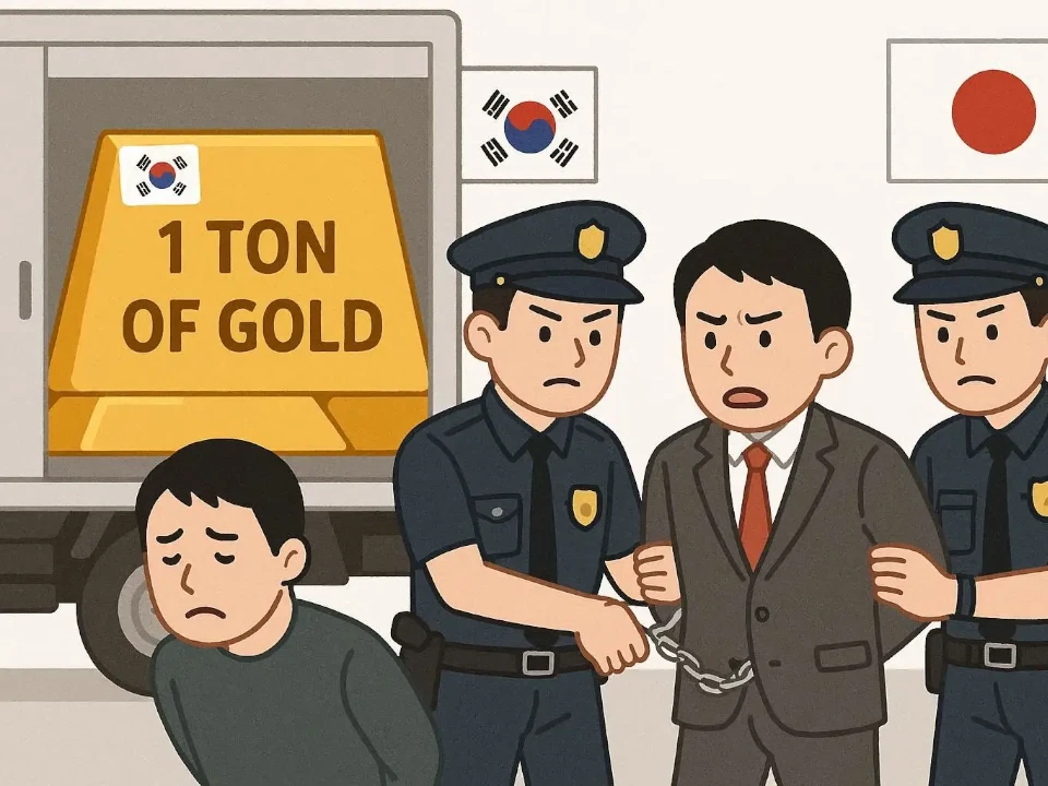 韓国から金1トン密輸で逮捕! 「自分の金なのに、なんで税金払うの?」って思うよね