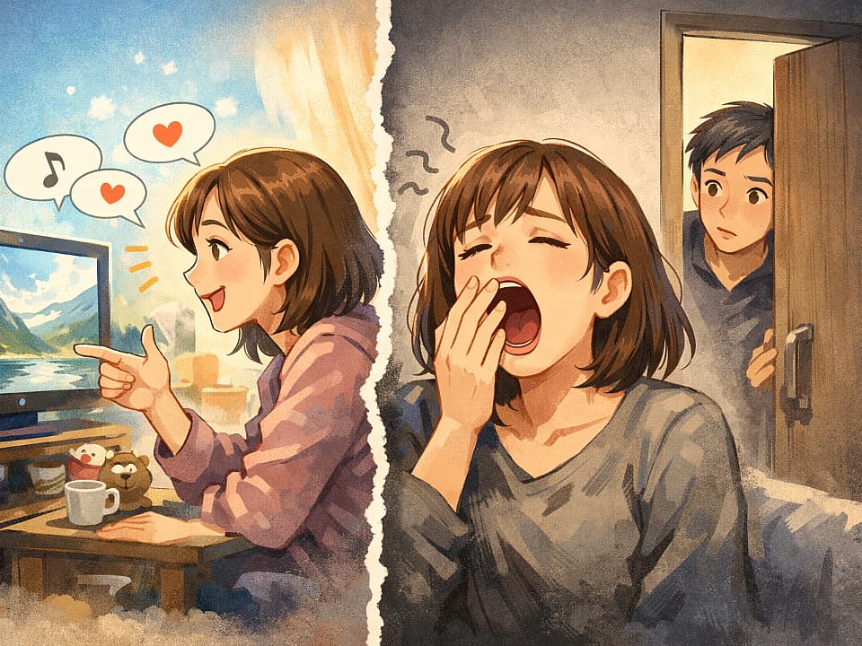 会った瞬間にあくびをする「失礼な」ASDの妻 ~実は脳のリセット反応だった~アスペルガー受動型