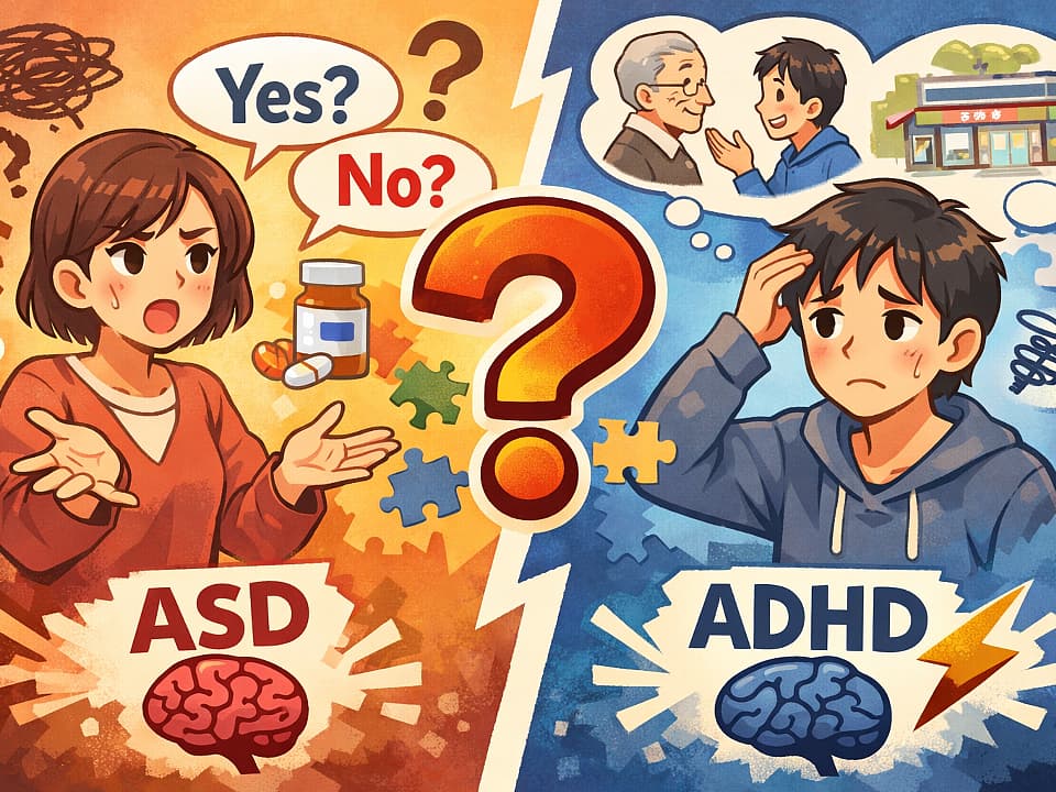 発達障害の人が質問にストレートに答えられない本当の理由|ASD・ADHDの会話特性を解説