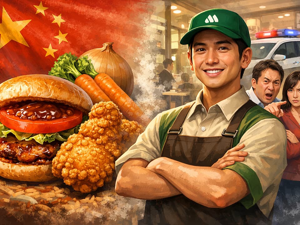 モスバーガーの中国産食材(モスチキン・オニオンフライ・一部ニンジン)とベトナム人店長育成プログラムがSNSで大炎上!不買運動の真相を2026年最新公式PDFで徹底解説。本当に中国産なのか?人手不足の現実とは?今すぐチェック。