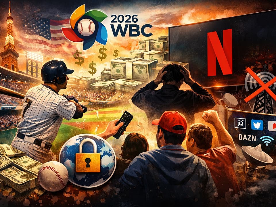 地上波でWBCが見れない理由 なぜNetflixで独占配信なのか